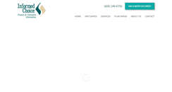 Desktop Screenshot of informedchoicefunerals.com